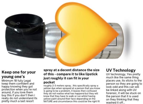 Identifier Spray - Yellow